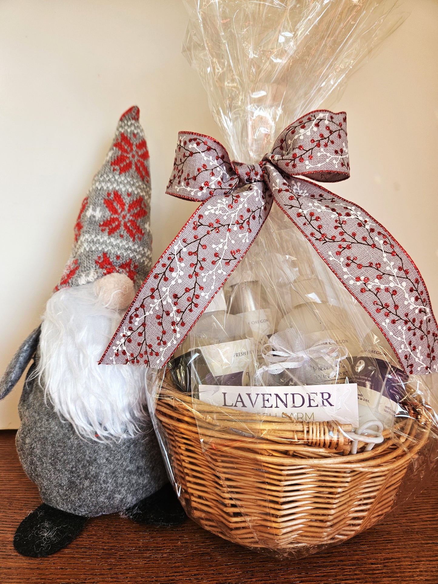 Lavender Body Care Basket