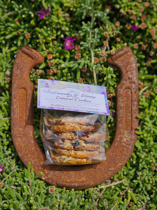 Lavender & Honey Oatmeal Cookies (gluten free)
