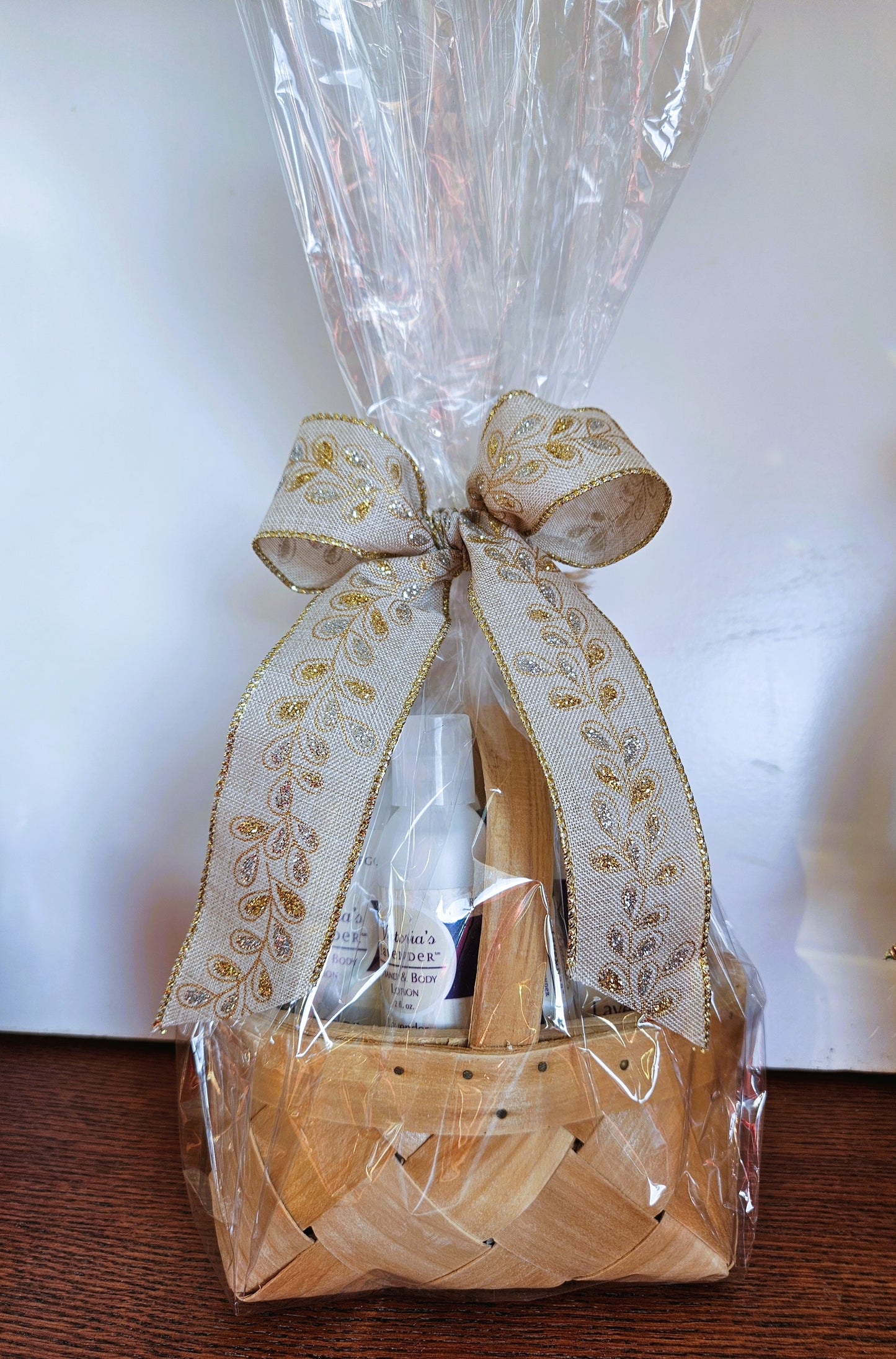 Lavender Body Care Basket