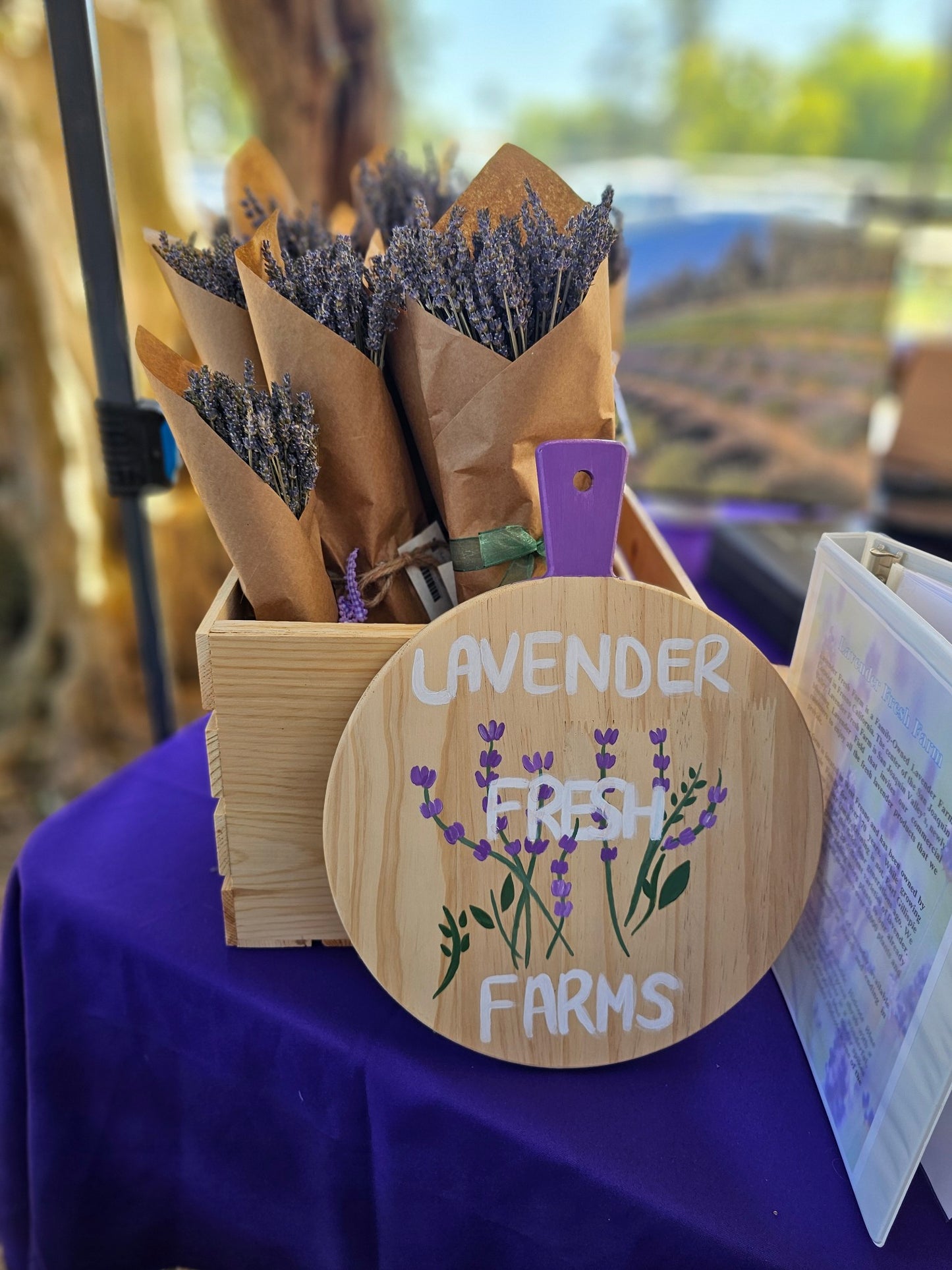 Dried Lavender Bundle Long Stem