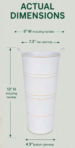 French Flower Bucket