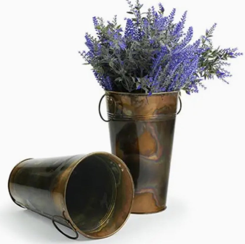 French Flower Bucket
