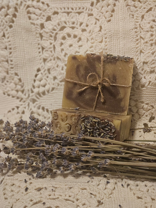 Lavender Goat Milk and Honey Soap Bar